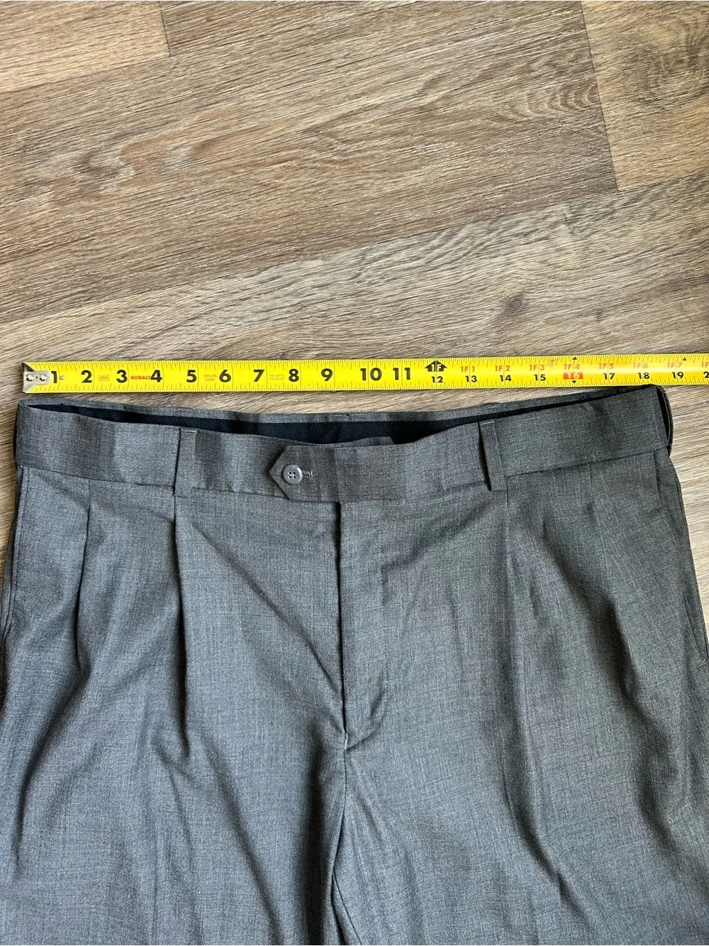 Stafford Gray Dress Pants 38x29 Mens Classic Fit‎ Slacks Business Work Office